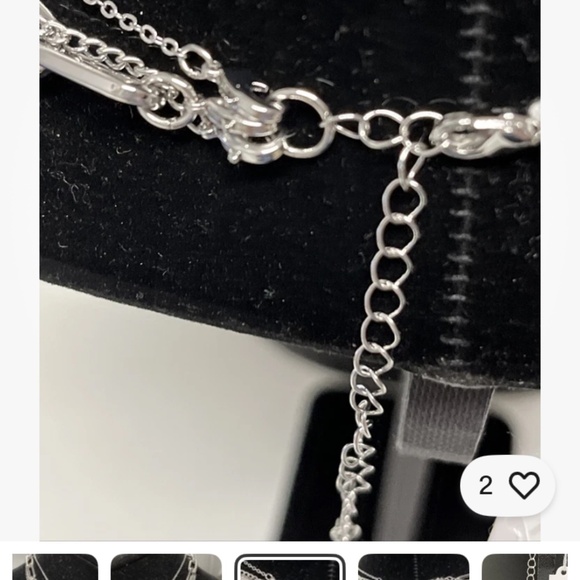 Park Lane (Alexa) Silver Layered Neckkace - Picture 6 of 6